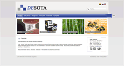 Desktop Screenshot of desota.lt